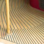The New Bus for London uses our Treadmaster TM3 flooring material.  Custom designed, the floor covering is supplied in pre-cut kits ready to be installed.